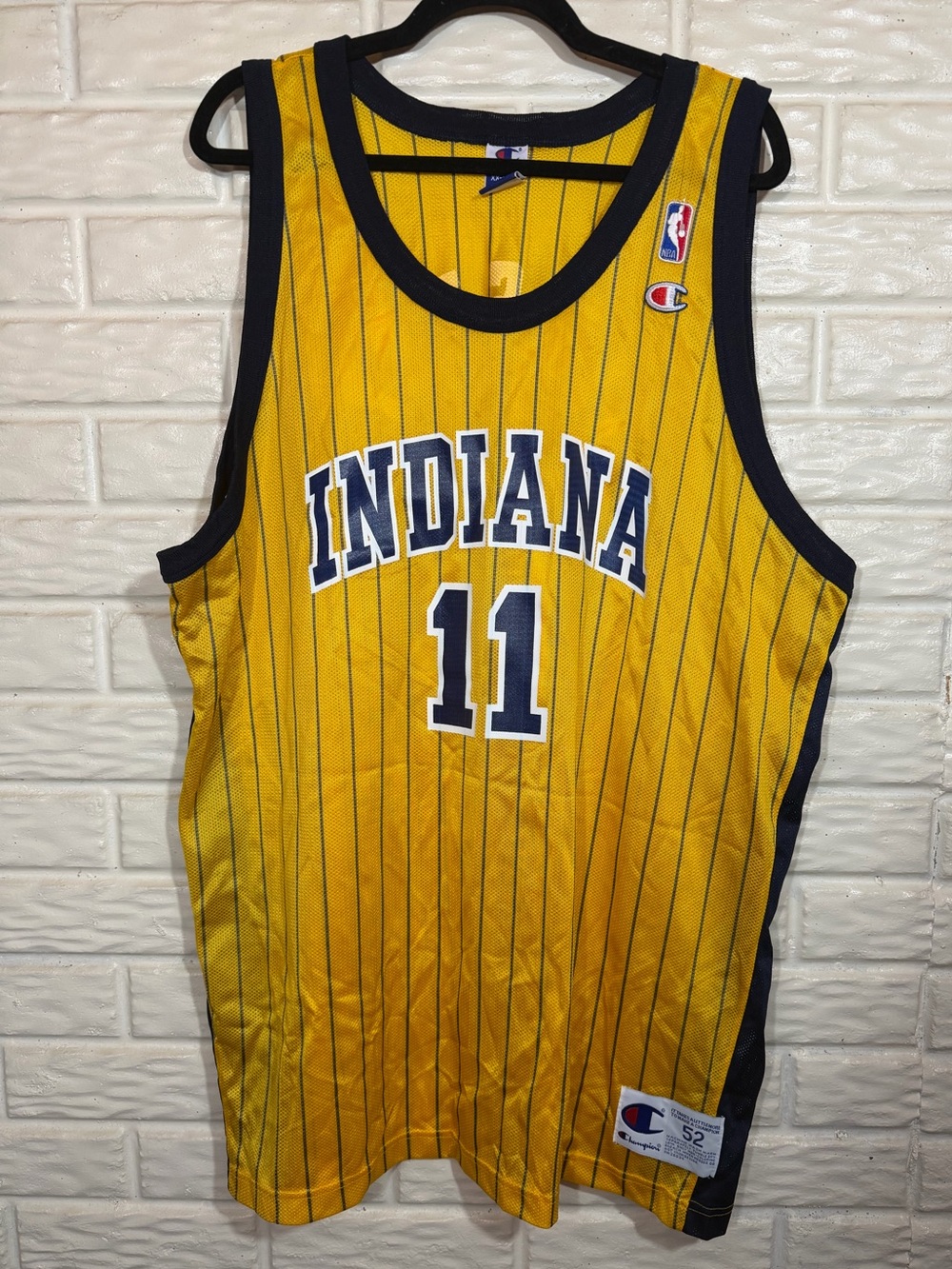 Vintage Y2K Champion Indiana Pacers Jamaal Tinsley # 11 Jersey XXL
